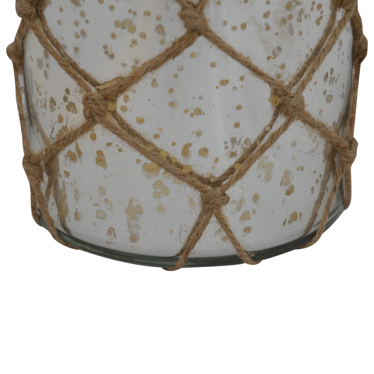 Glass Jar Lantern with Rope - Image 2