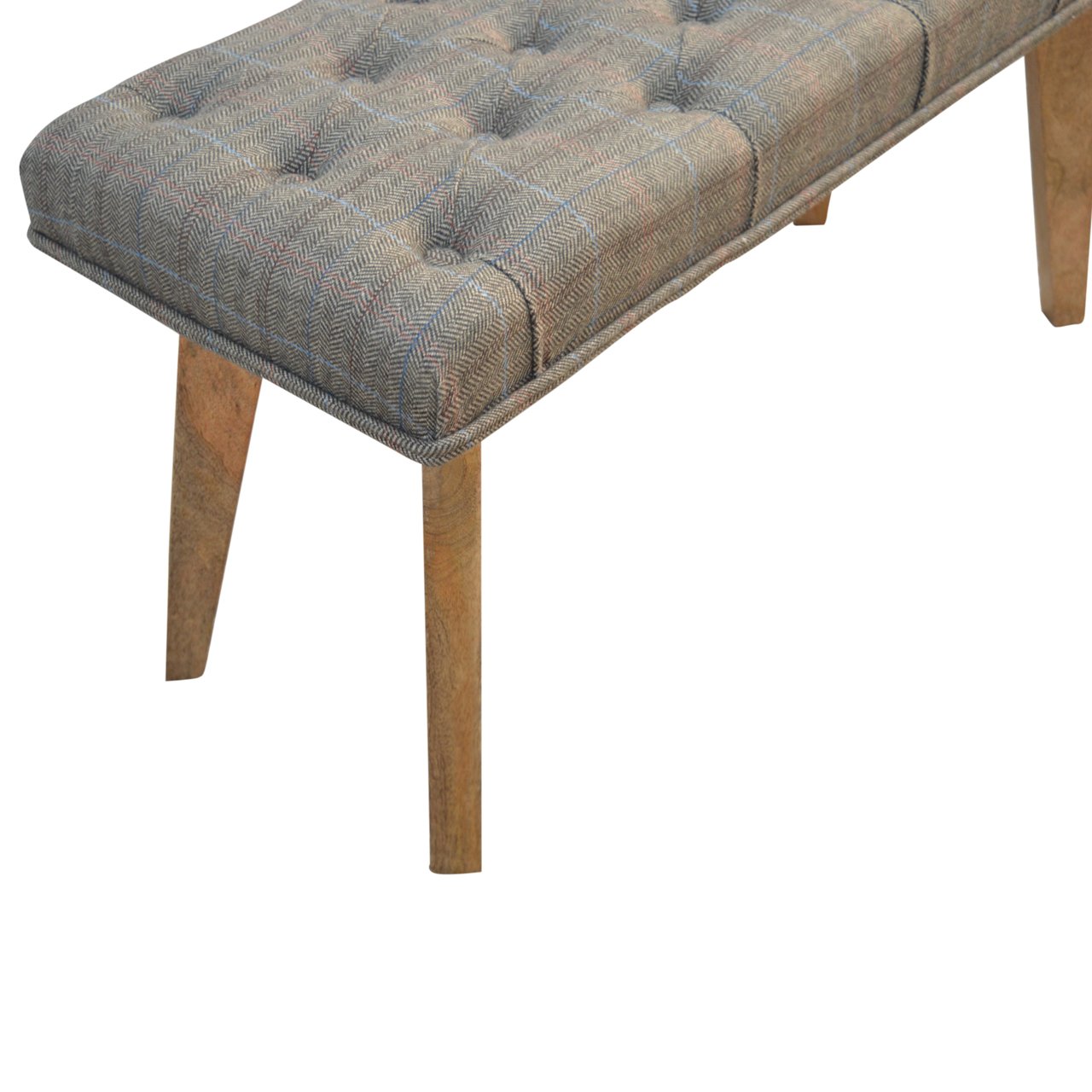 Multi Tweed Hallway Bench - Image 7