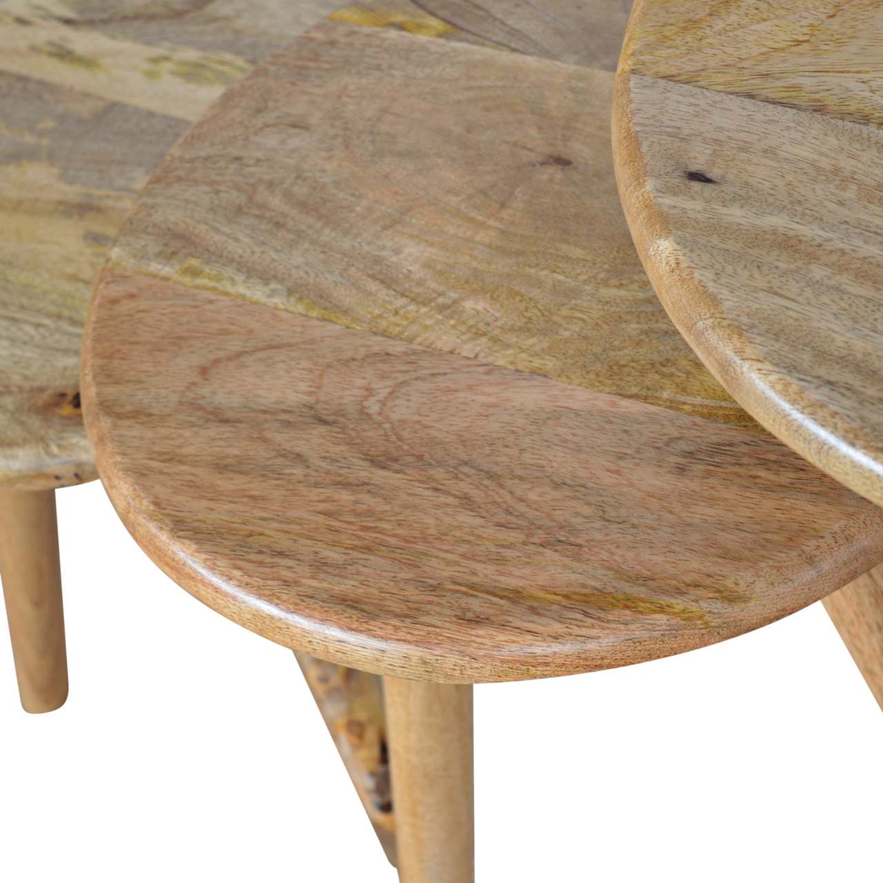 Oak-ish Nordic Nesting Stools - Image 5