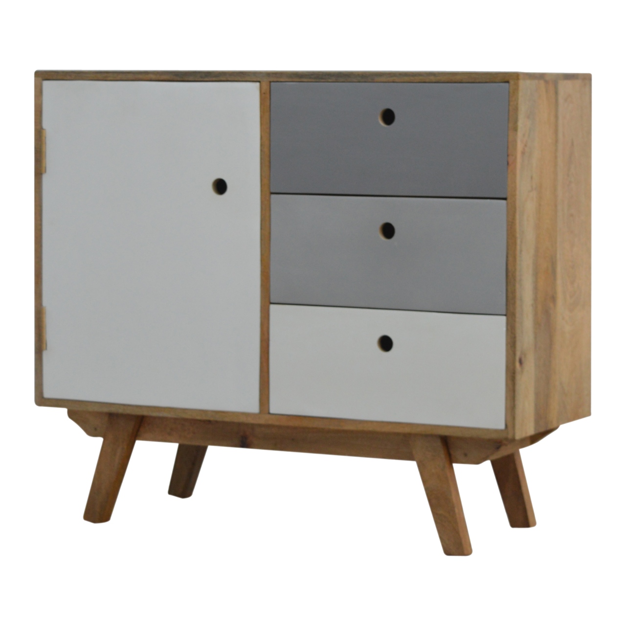 Two Tone Hand Painted Cabinet - Image 3