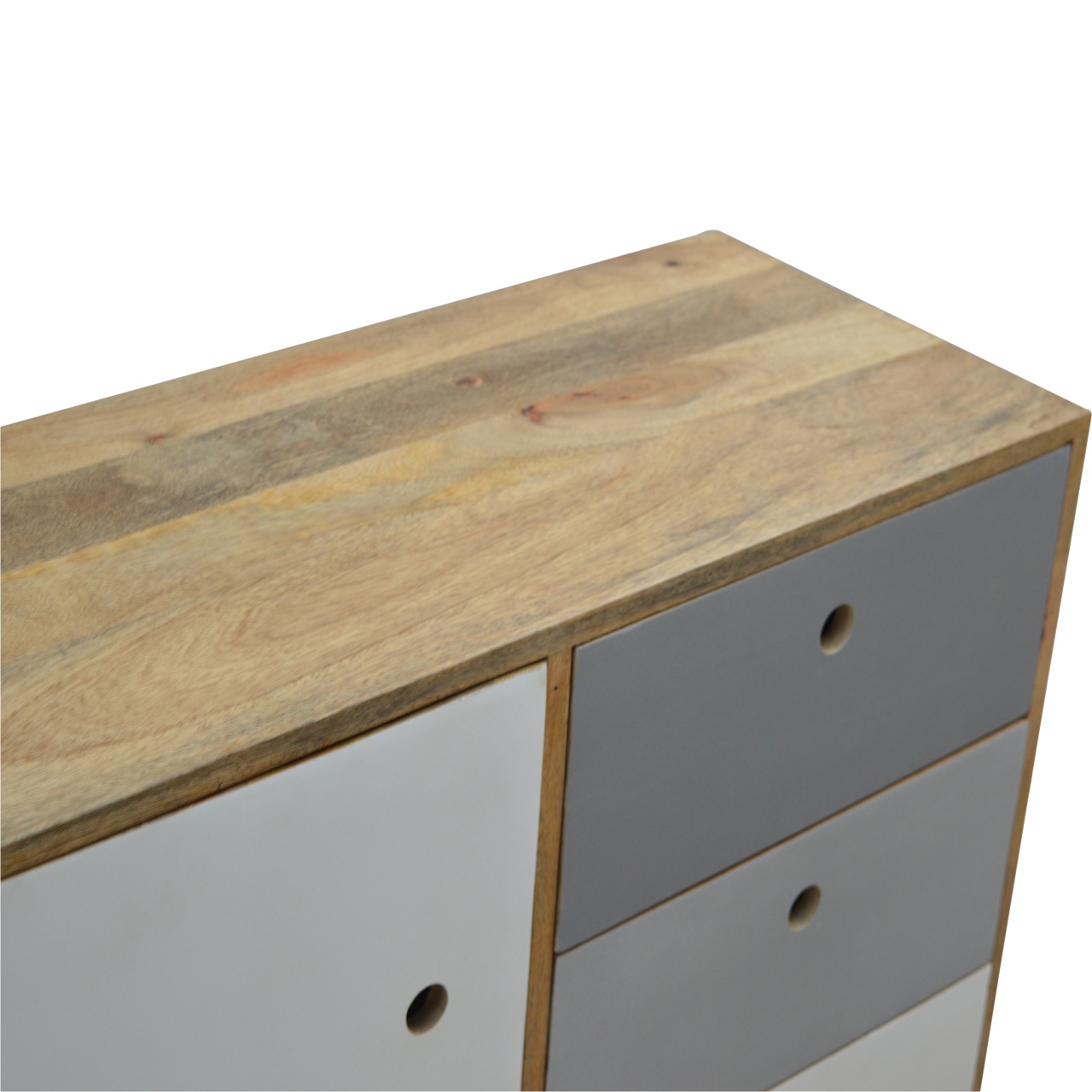 Two Tone Hand Painted Cabinet - Image 5