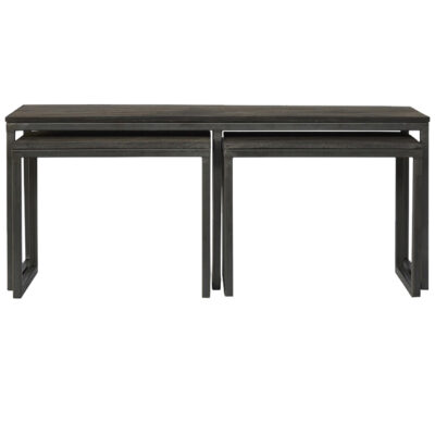 Set of 3 Iron Base Tables