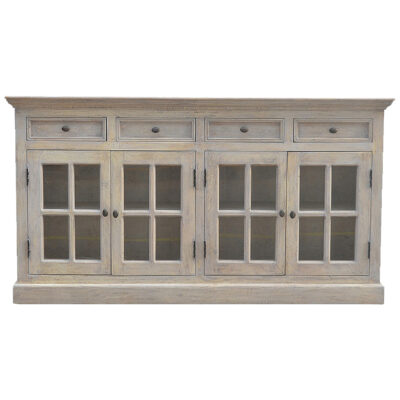 Large Stone Wash Glazed Sideboard