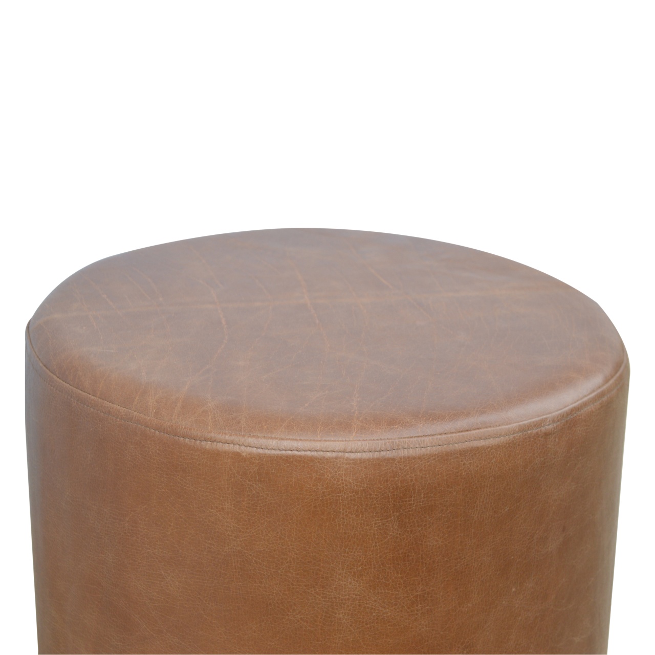 Buffalo Footstool with Gold Base - Image 7