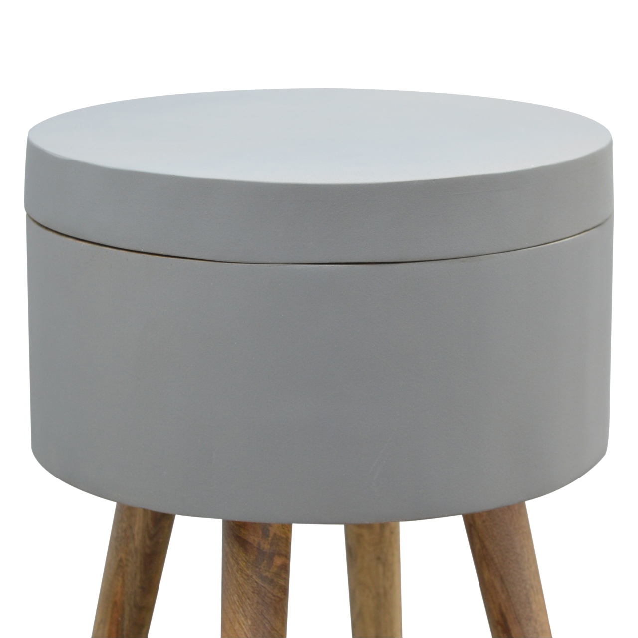 Grey Painted End Table - Image 9