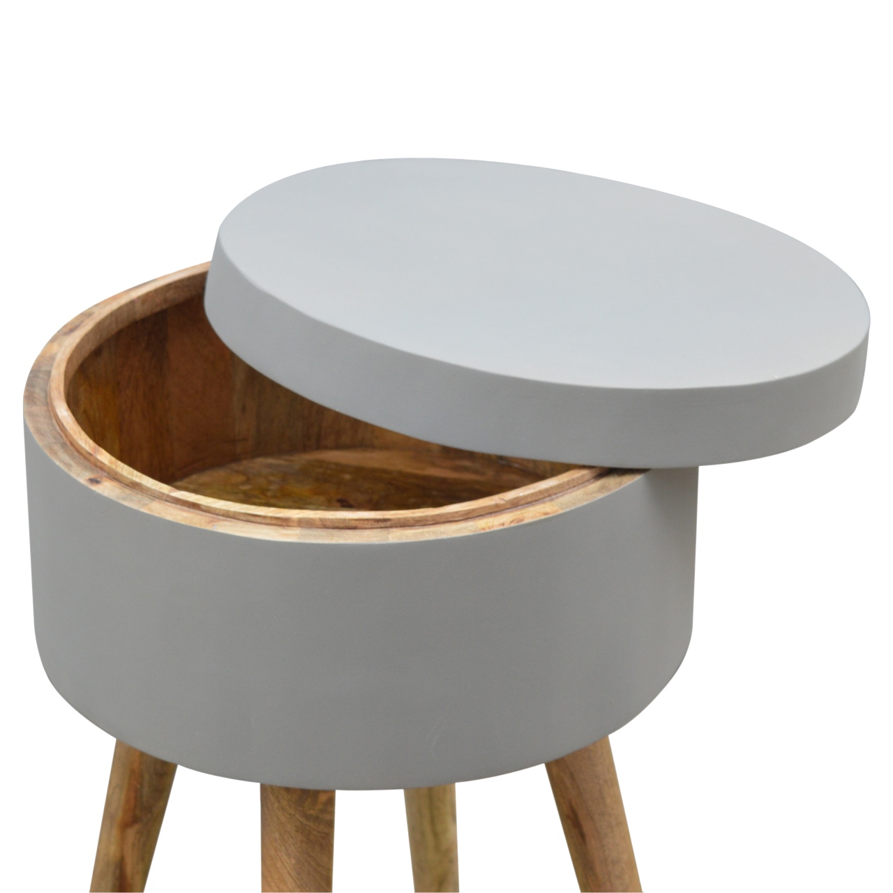 Grey Painted End Table - Image 6