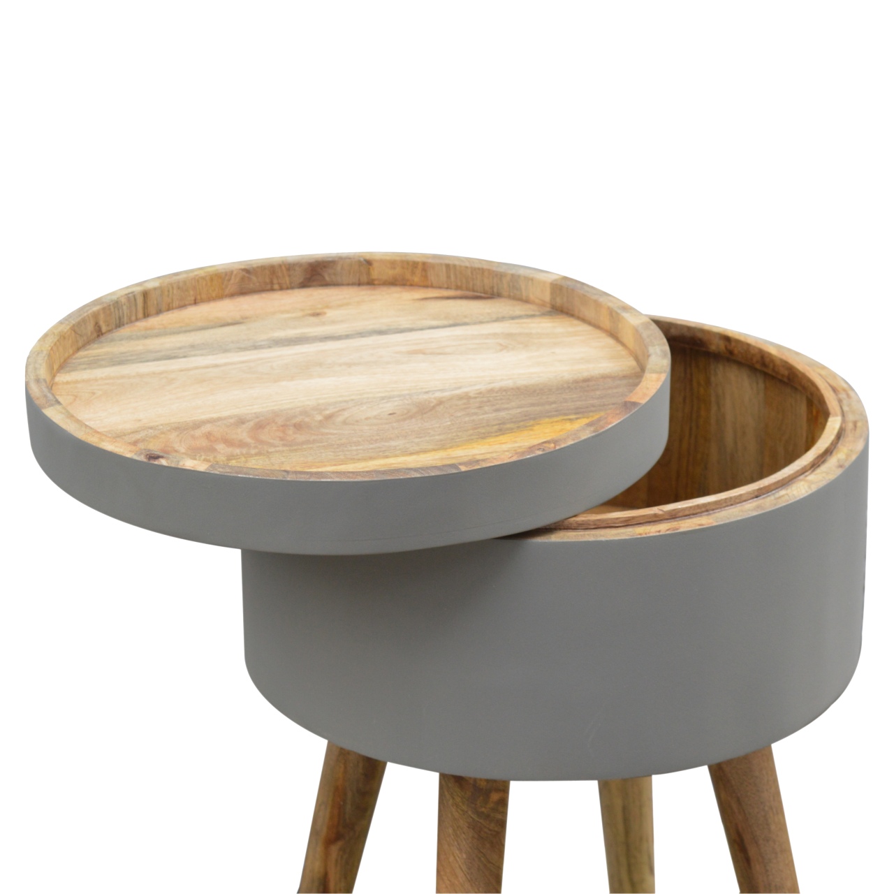 Grey Painted End Table - Image 10