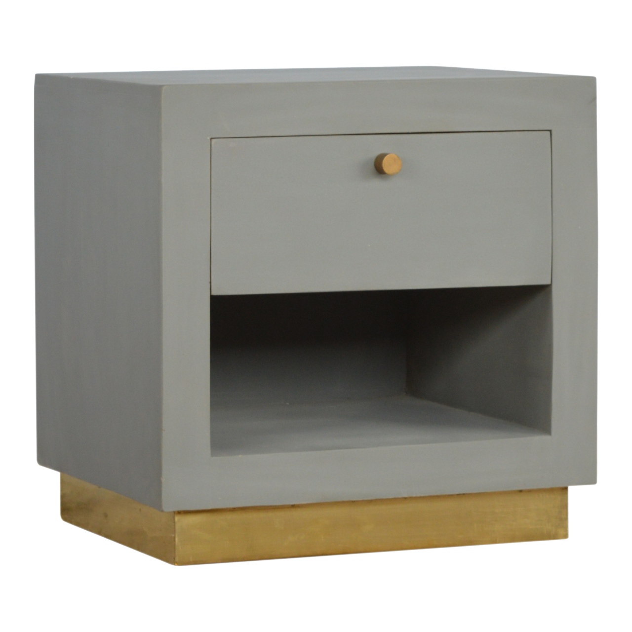Cement Bedside with Open Slot - Image 3