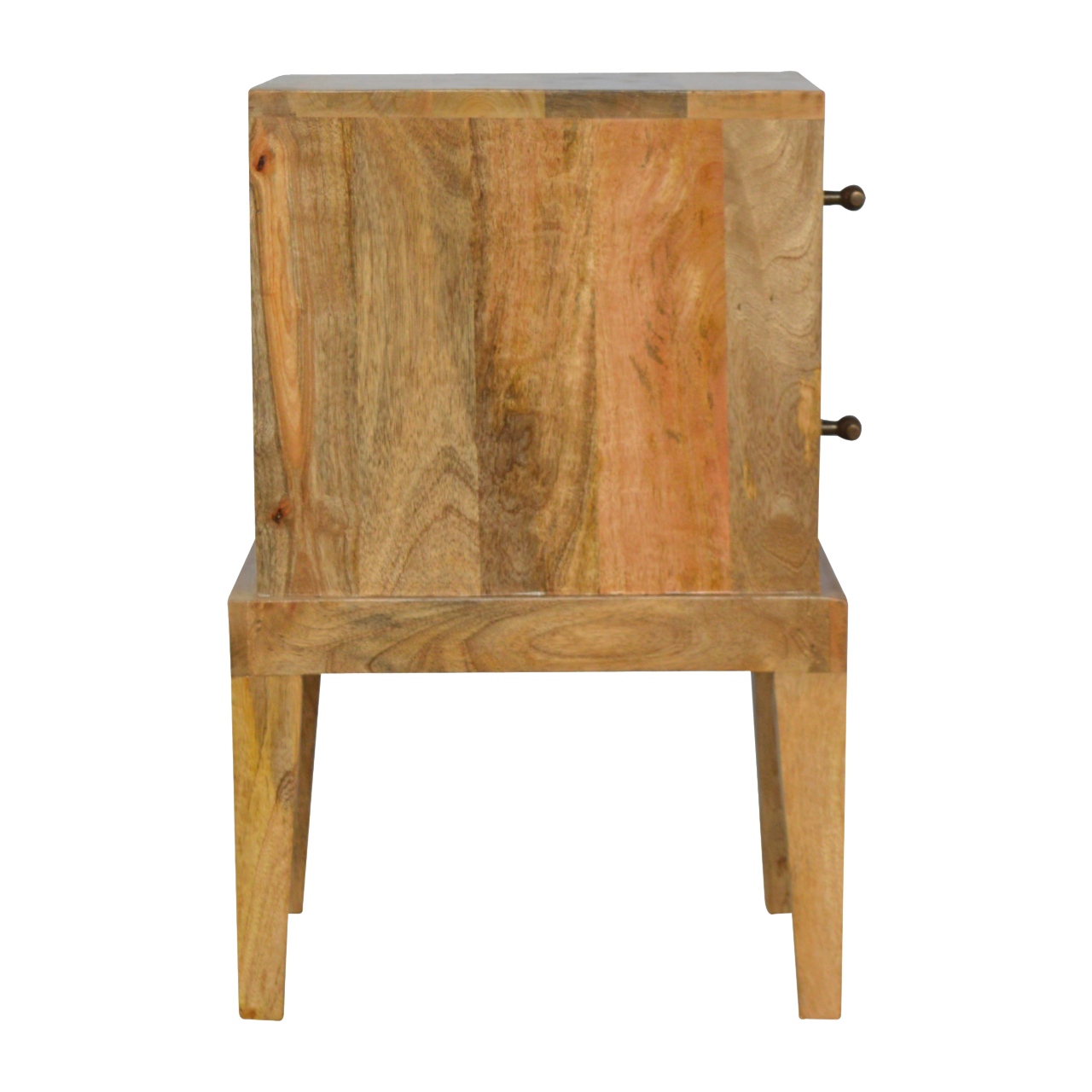 Solid Wood Bedside with T-Bar Knobs - Image 8