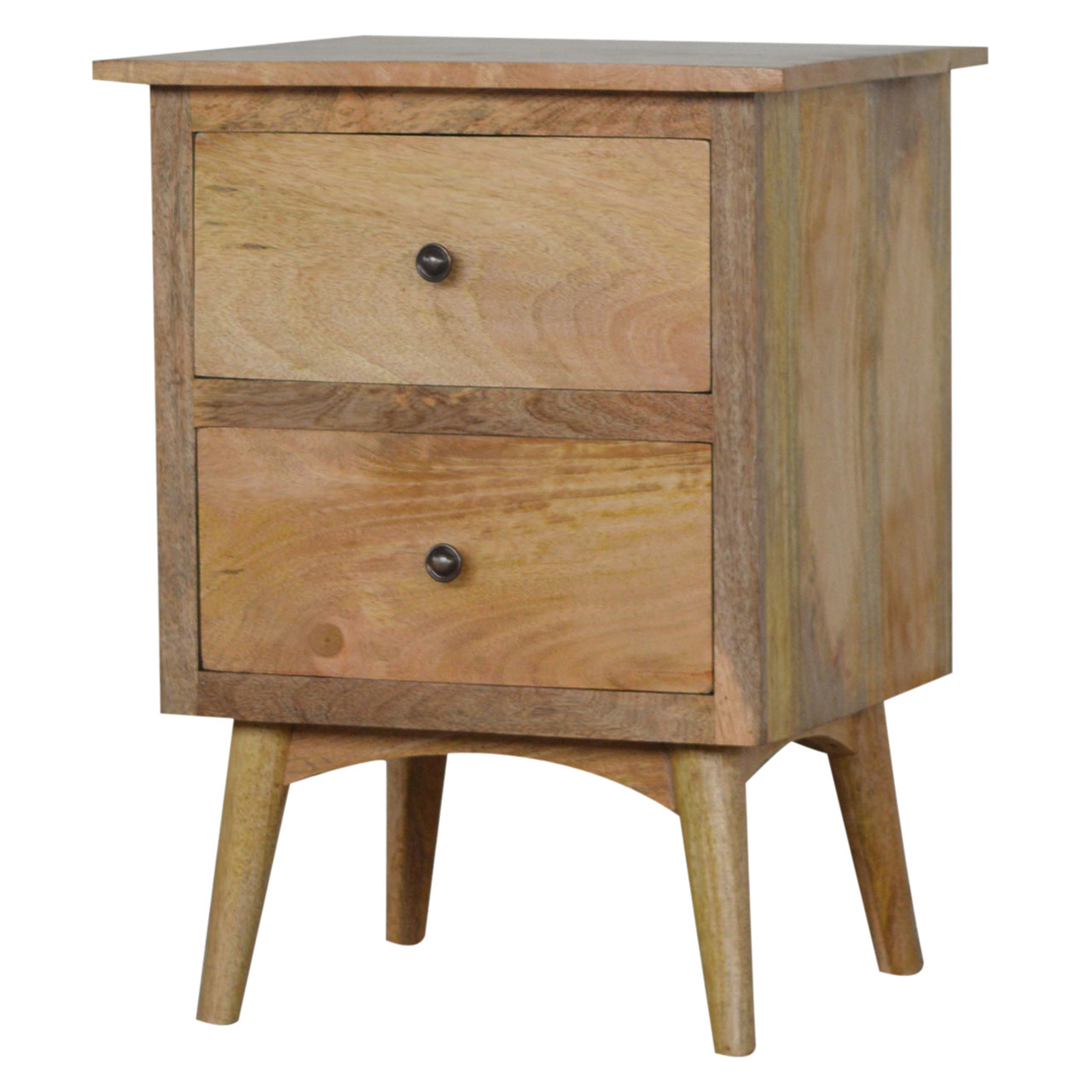Nordic Style Bedside with 2 Drawers - Image 4