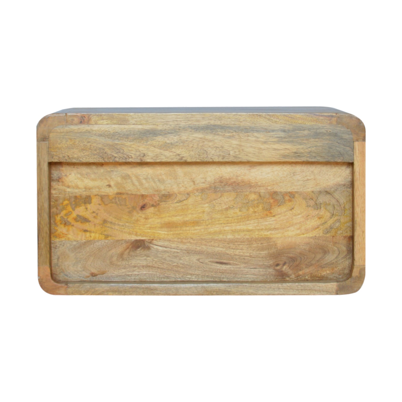 Oak-ish 2 Drawer Floating Bedside - Image 7