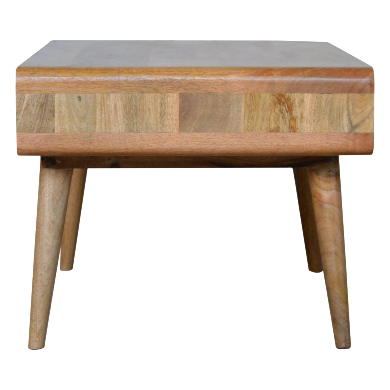 Curved Oak-ish Coffee Table - Image 8