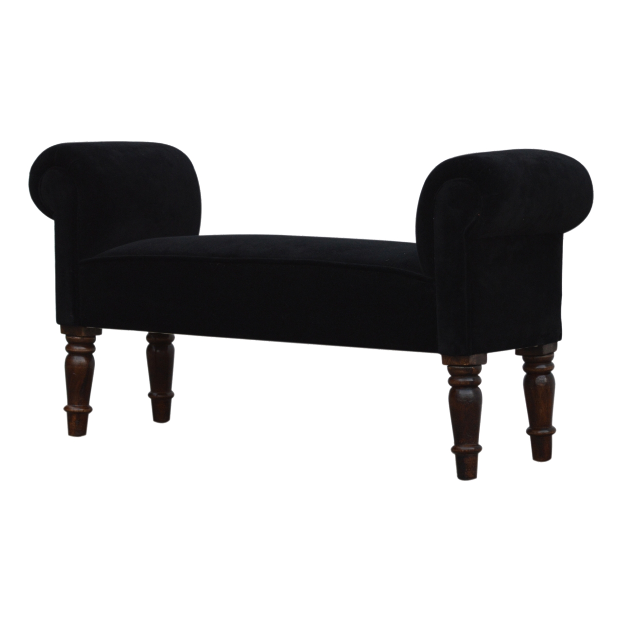 Black Velvet Bench - Image 2