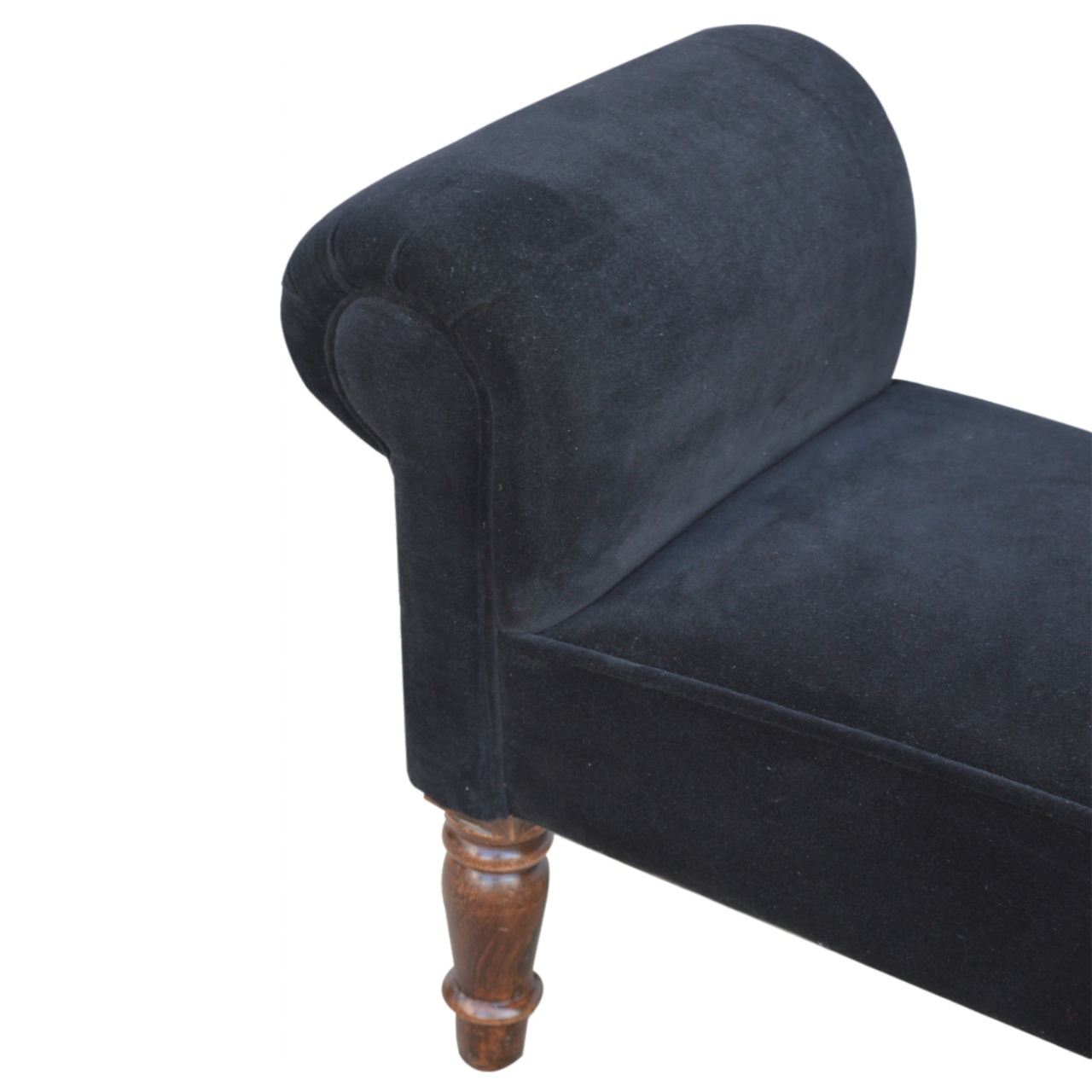 Black Velvet Bench - Image 5