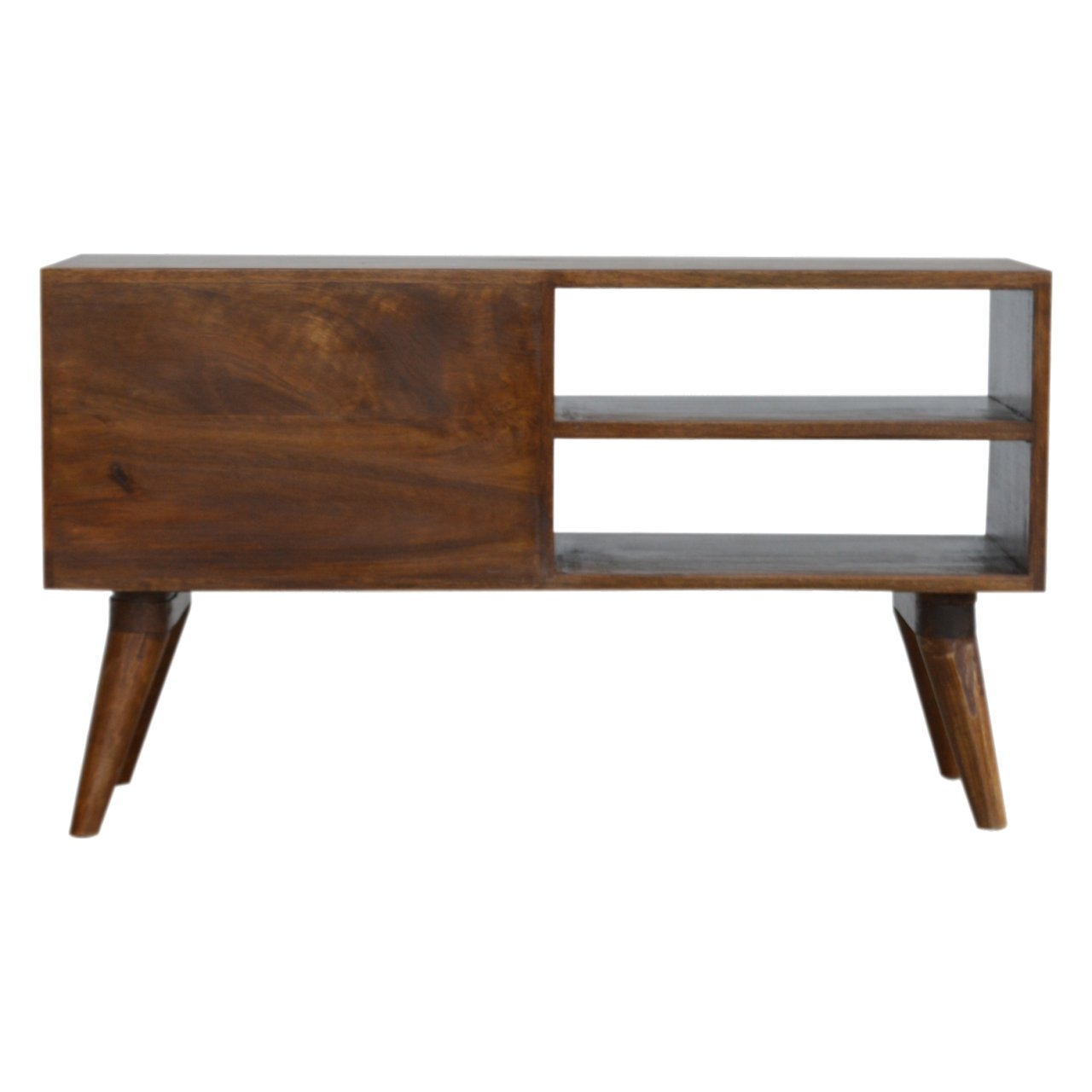 Chestnut Diamond Carve Media Unit - Image 10