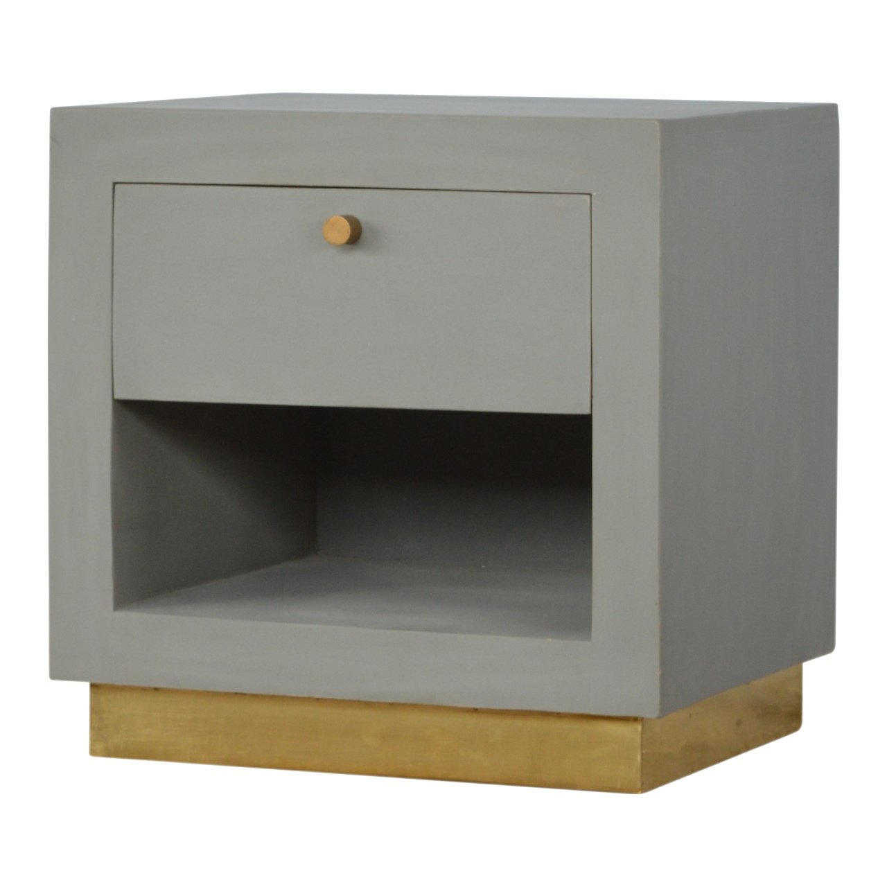 Cement Bedside with Open Slot - Image 4