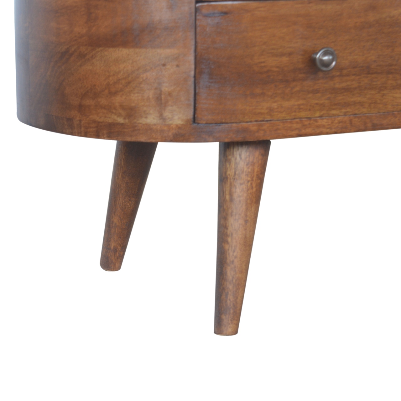 Chestnut Rounded Entertainment Unit - Image 8