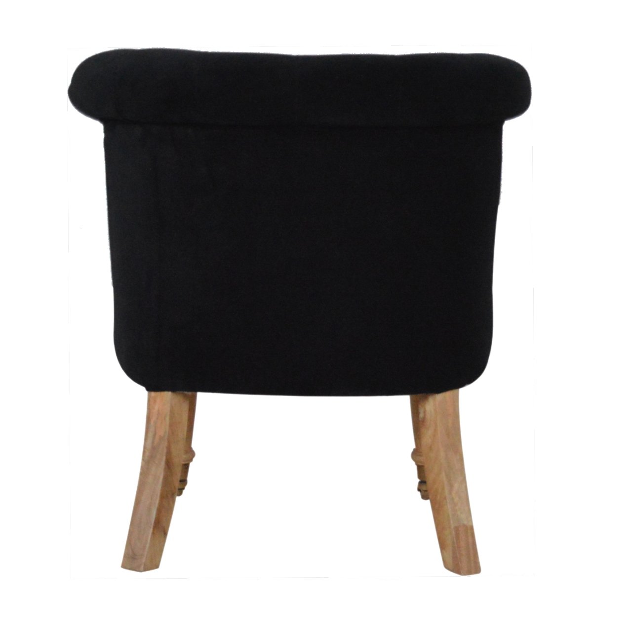 Black Velvet Accent Chair - Image 10