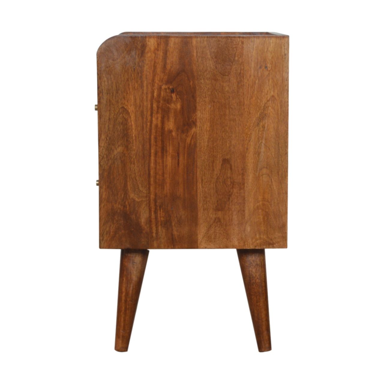 Chestnut Inlay Abstract Bedside - Image 9