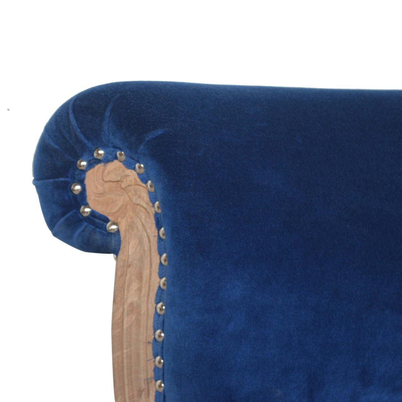 Royal Blue Studded Chair - Image 5