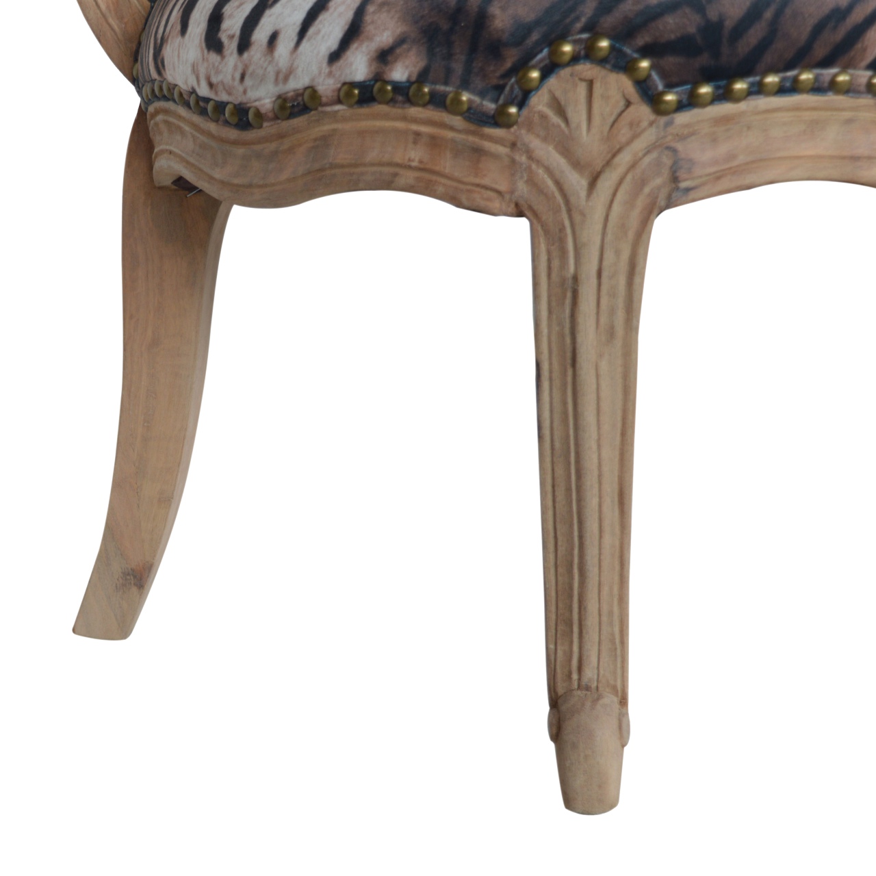 Tiger Printed Studded Chair - Image 8