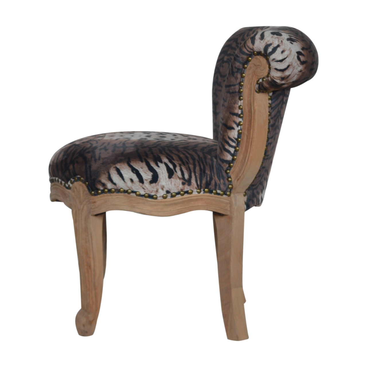 Tiger Printed Studded Chair - Image 9