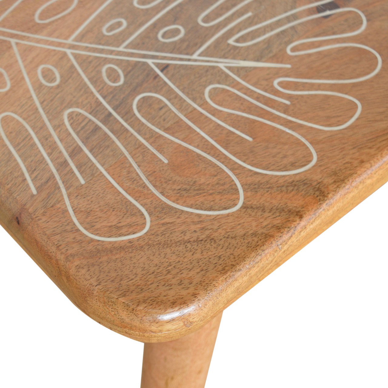 Leaf Resin Print Bench - Image 8