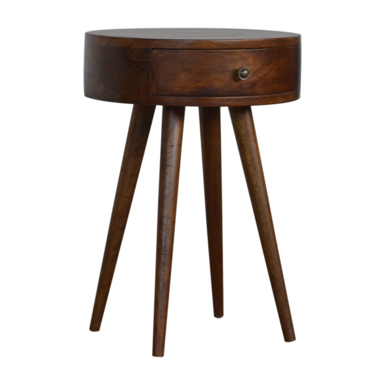 Nordic Chestnut Circular Bedside - Image 3