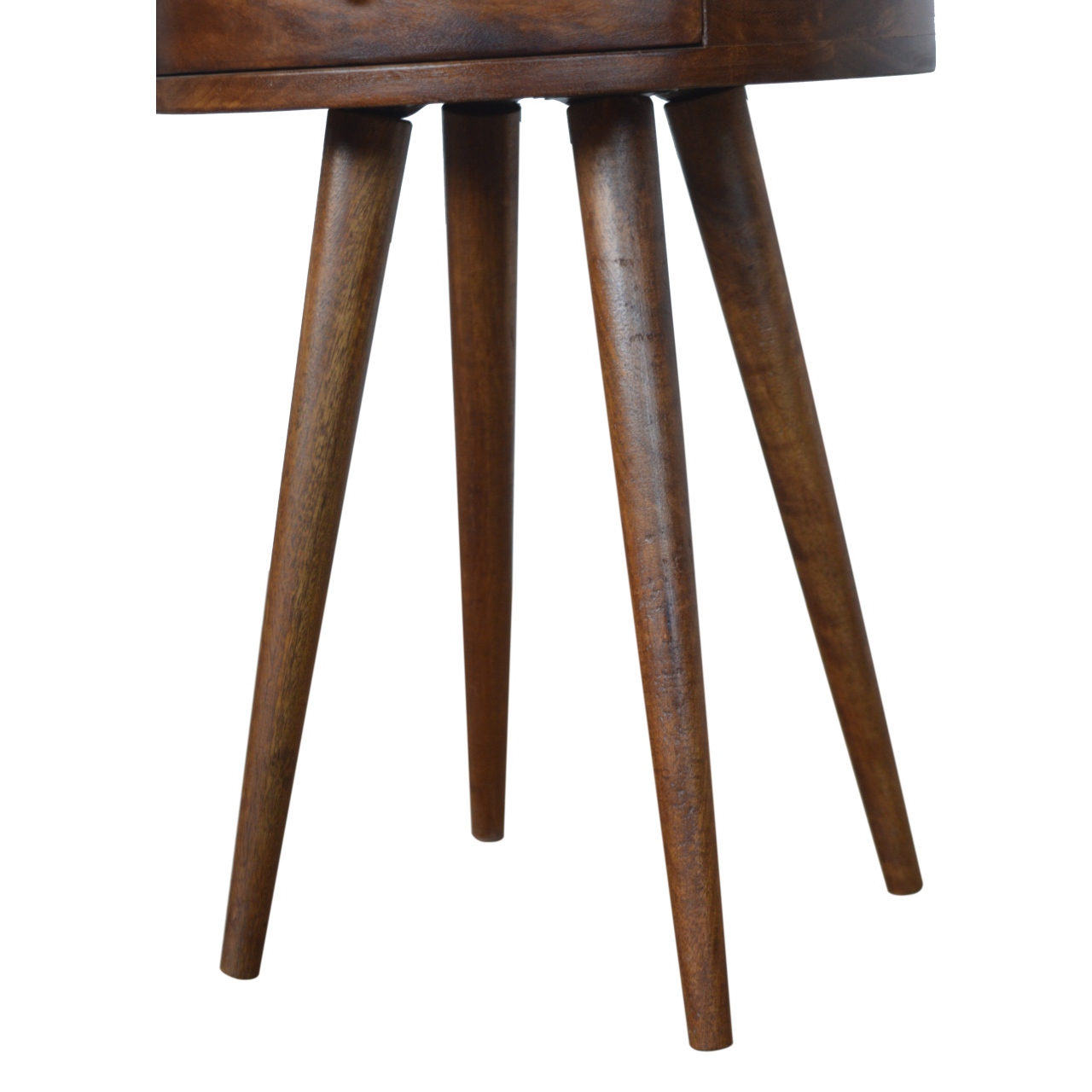 Nordic Chestnut Circular Bedside - Image 7