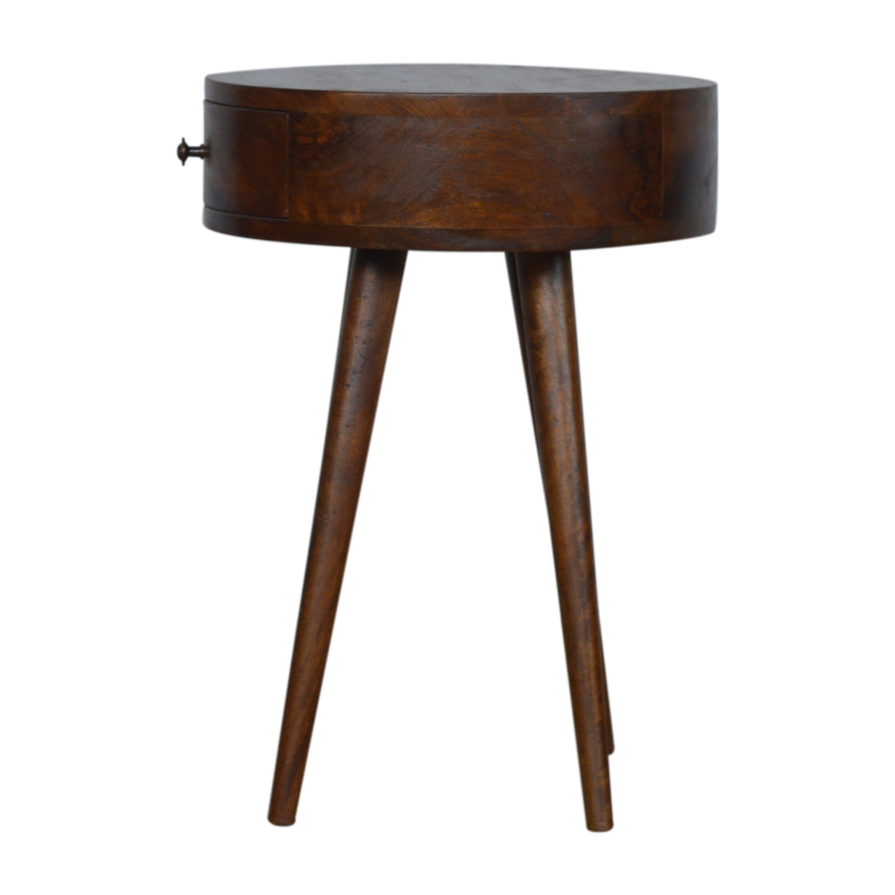 Nordic Chestnut Circular Bedside - Image 8