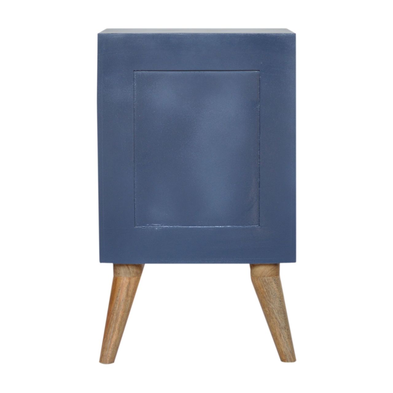 Navy 4 Drawer Bedside - Image 3