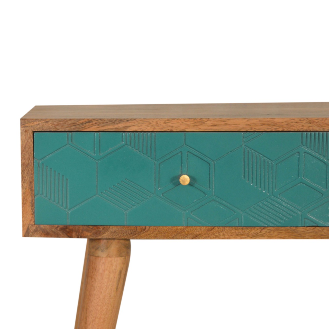 Acadia Teal Console Table - Image 4