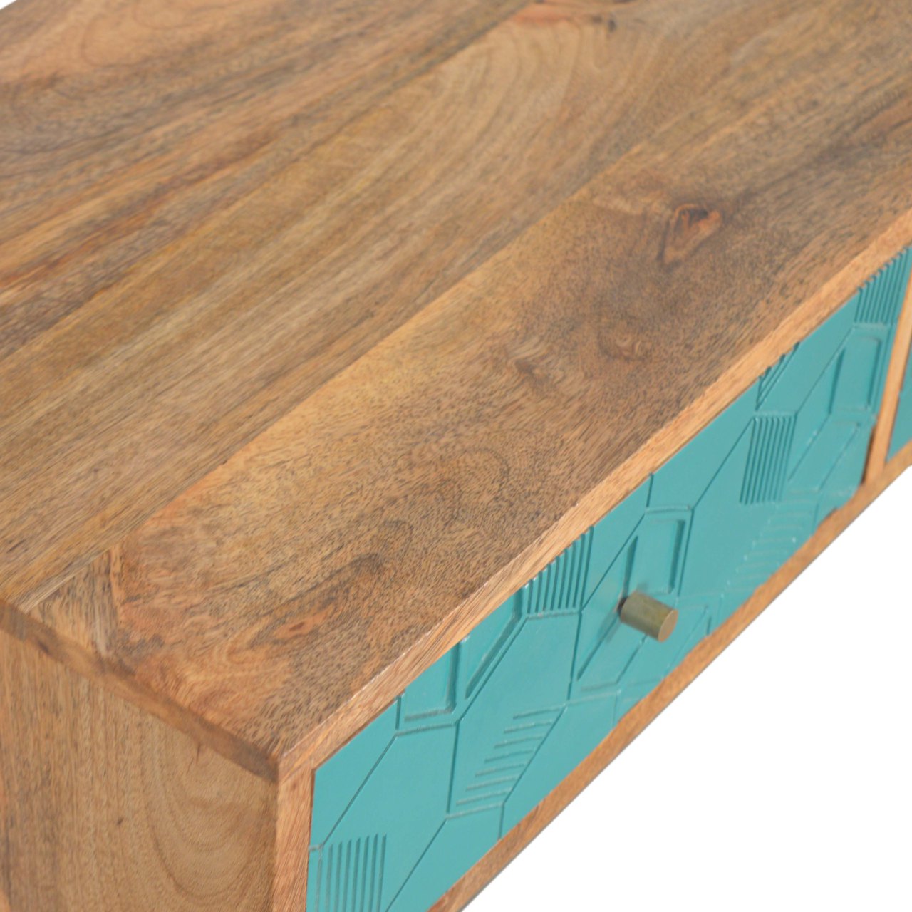 Acadia Teal Console Table - Image 5