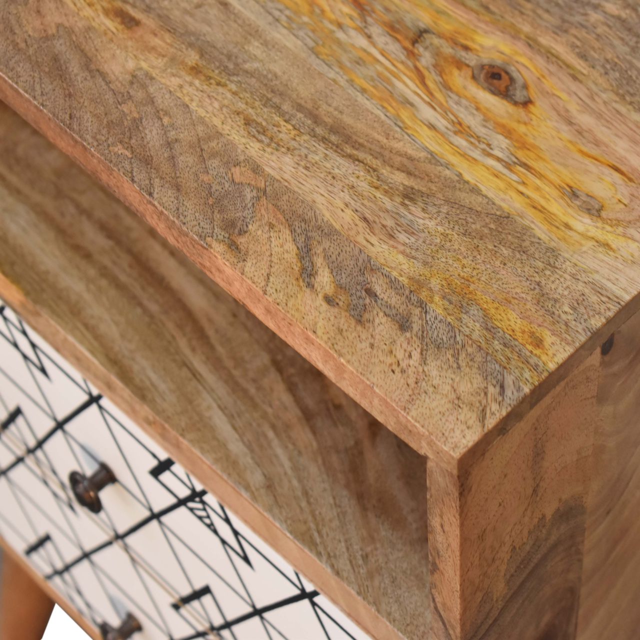 Triangle Print Open Bedside - Image 7