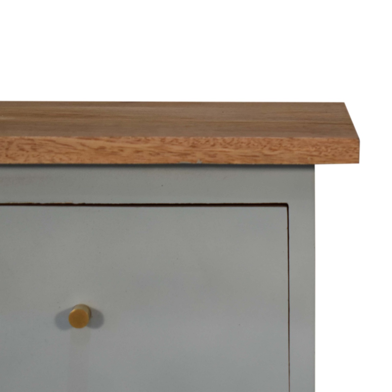 Sky Blue Hand Painted Bedside - Image 5