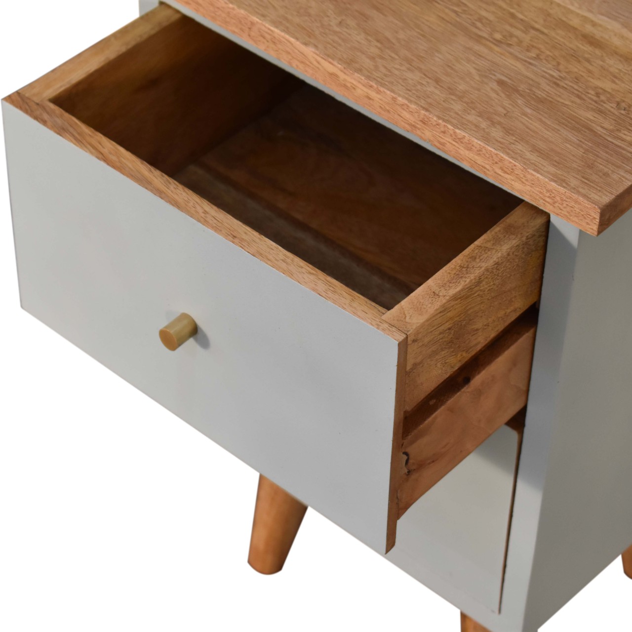 Sky Blue Hand Painted Bedside - Image 7