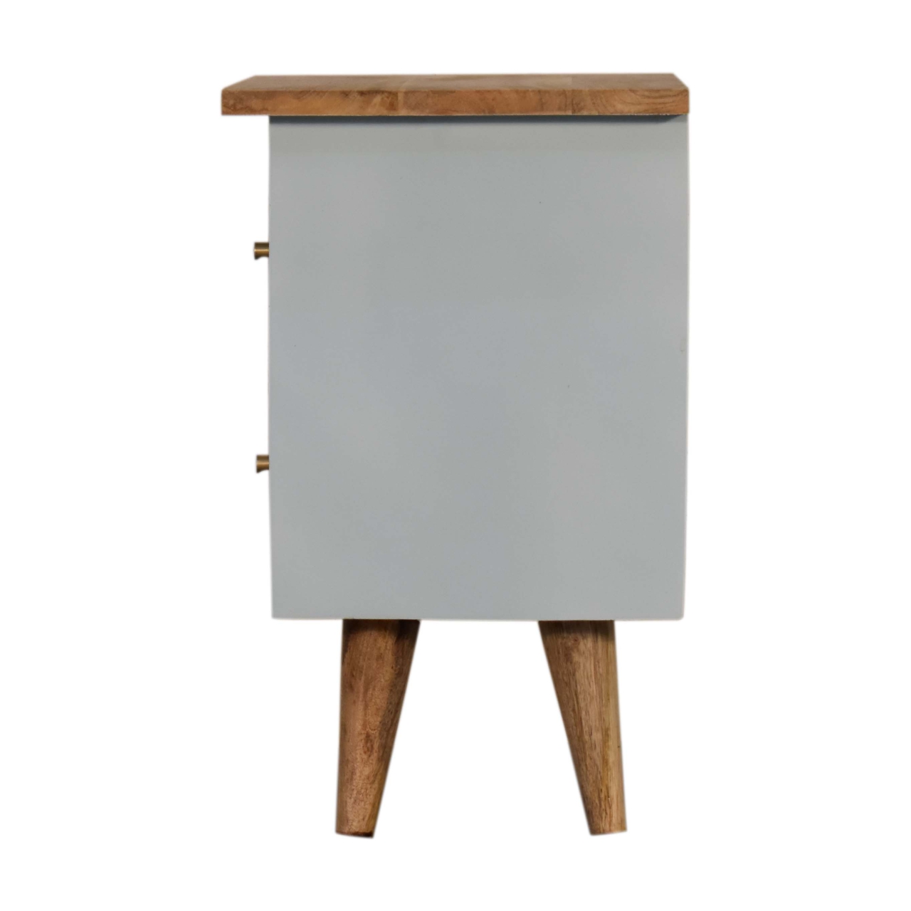 Sky Blue Hand Painted Bedside - Image 9