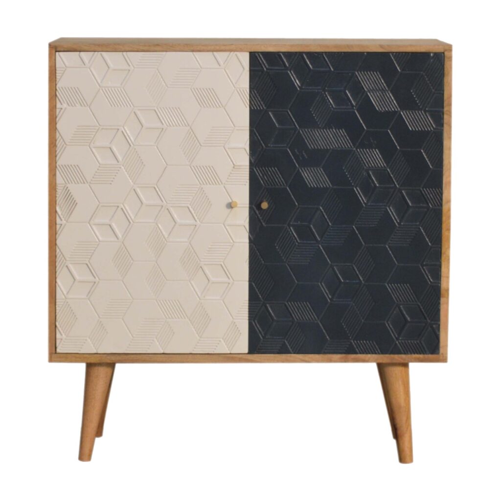 in1525 acadia white and navy cabinet