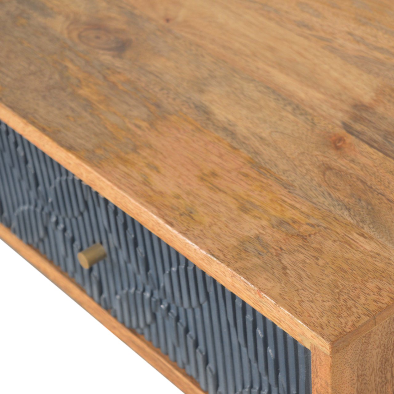 in1550 milan navy and white console table