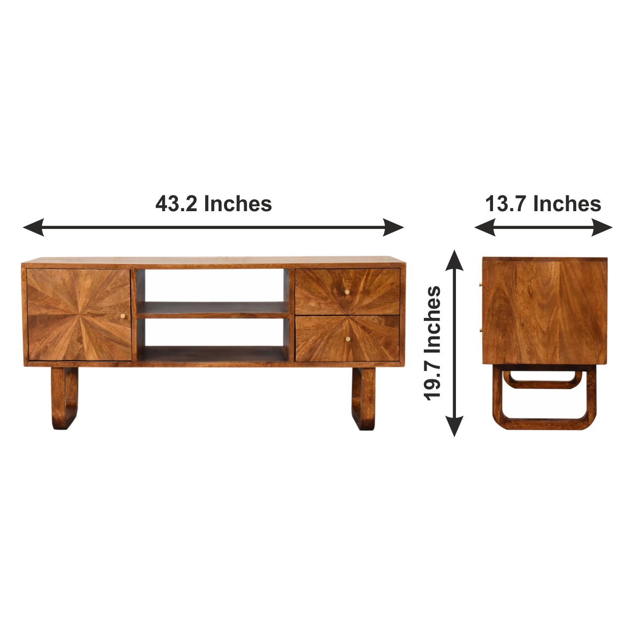 in2122 u chestnut sunrise media unit