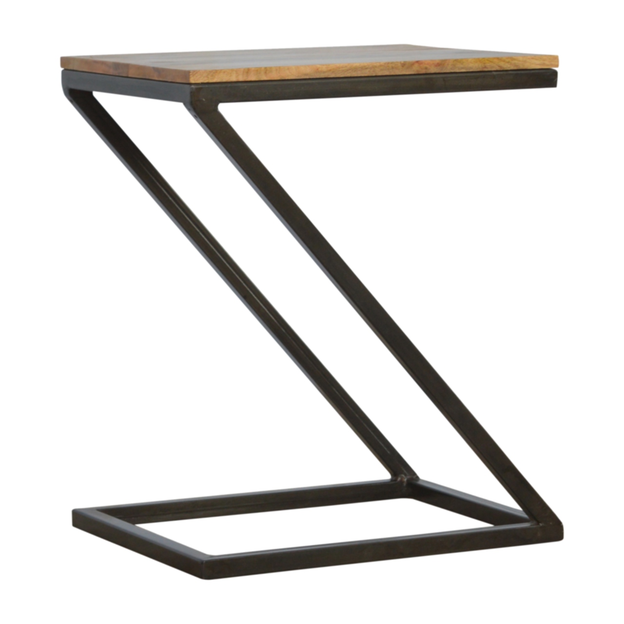 in225 side table with iron base