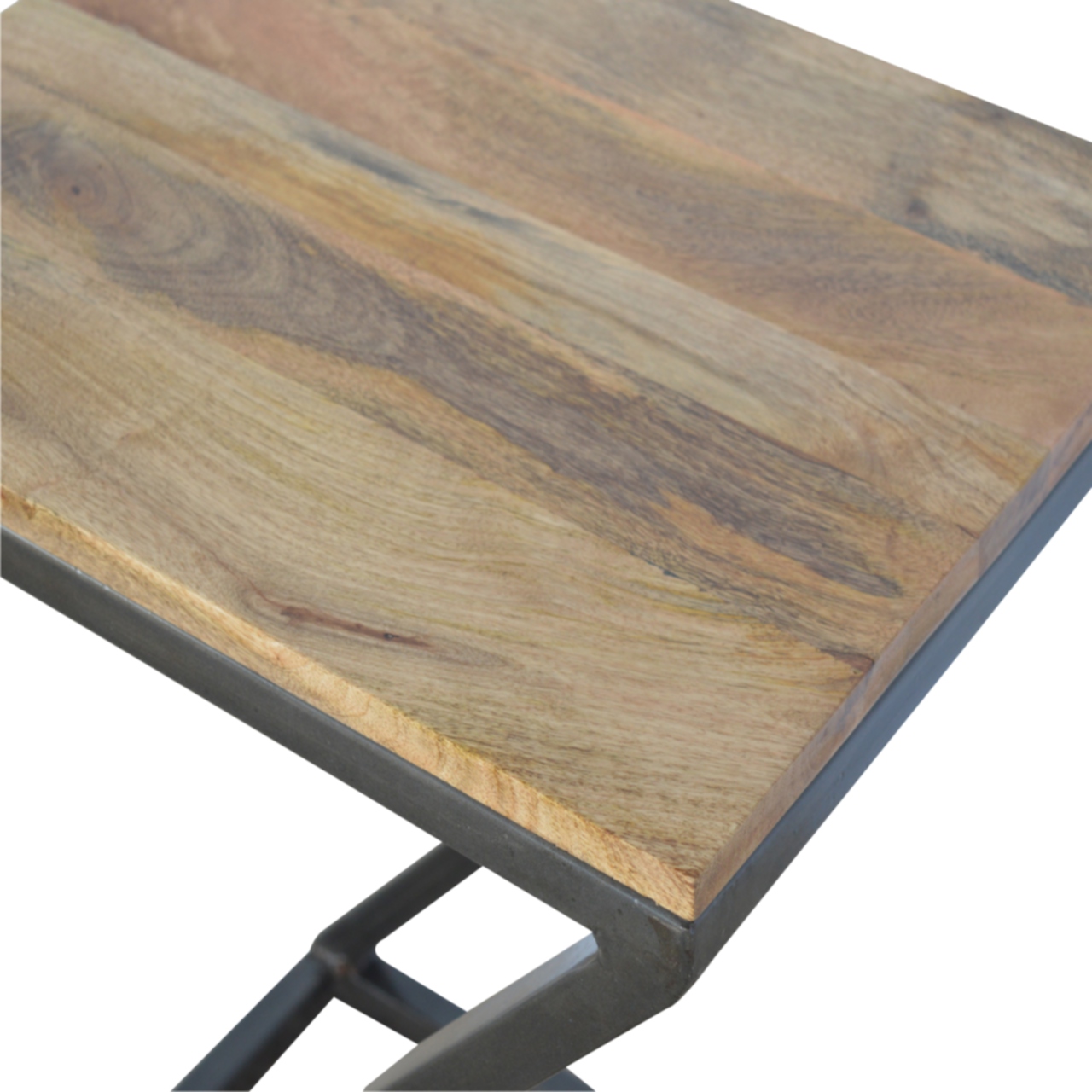 in225 side table with iron base