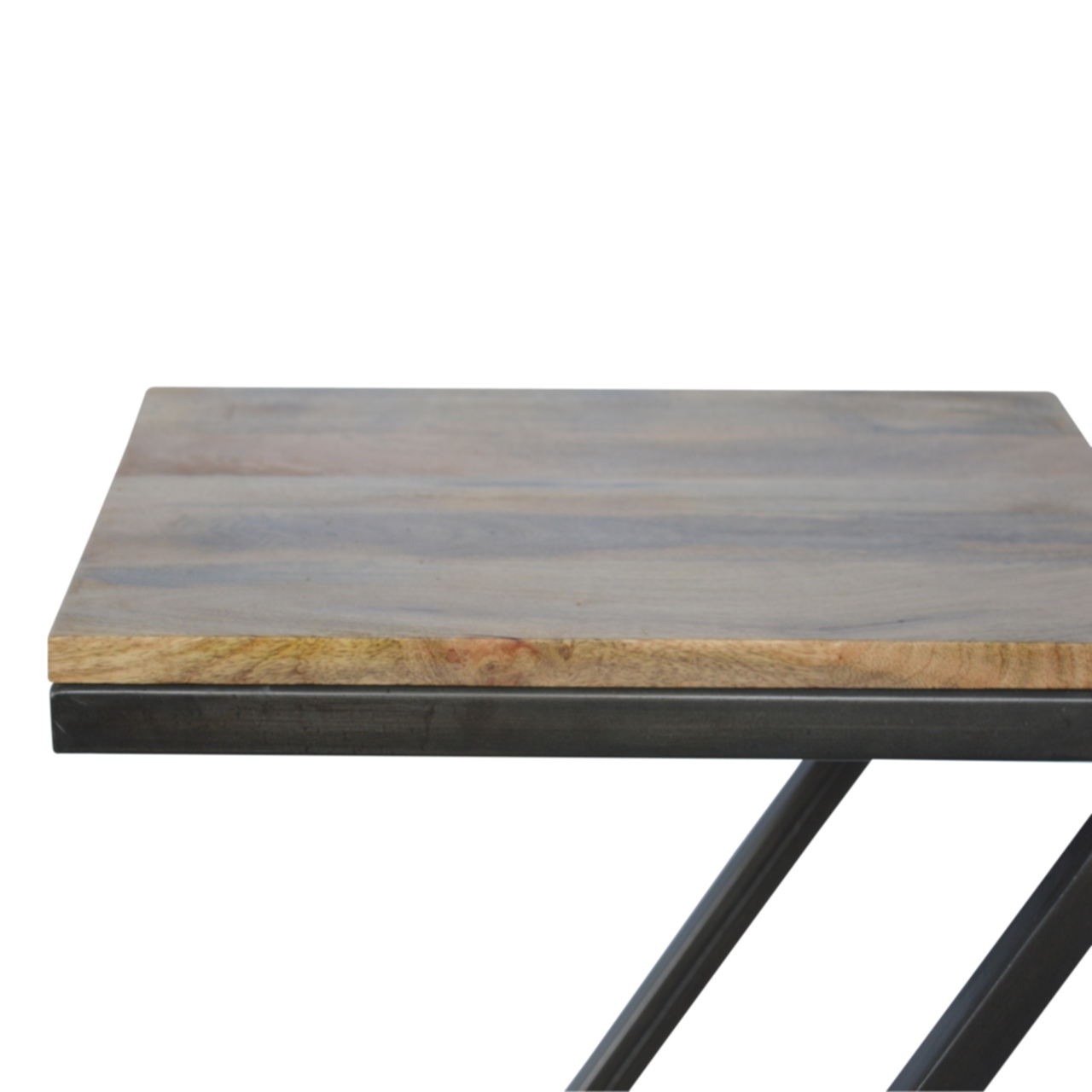 in225 side table with iron base