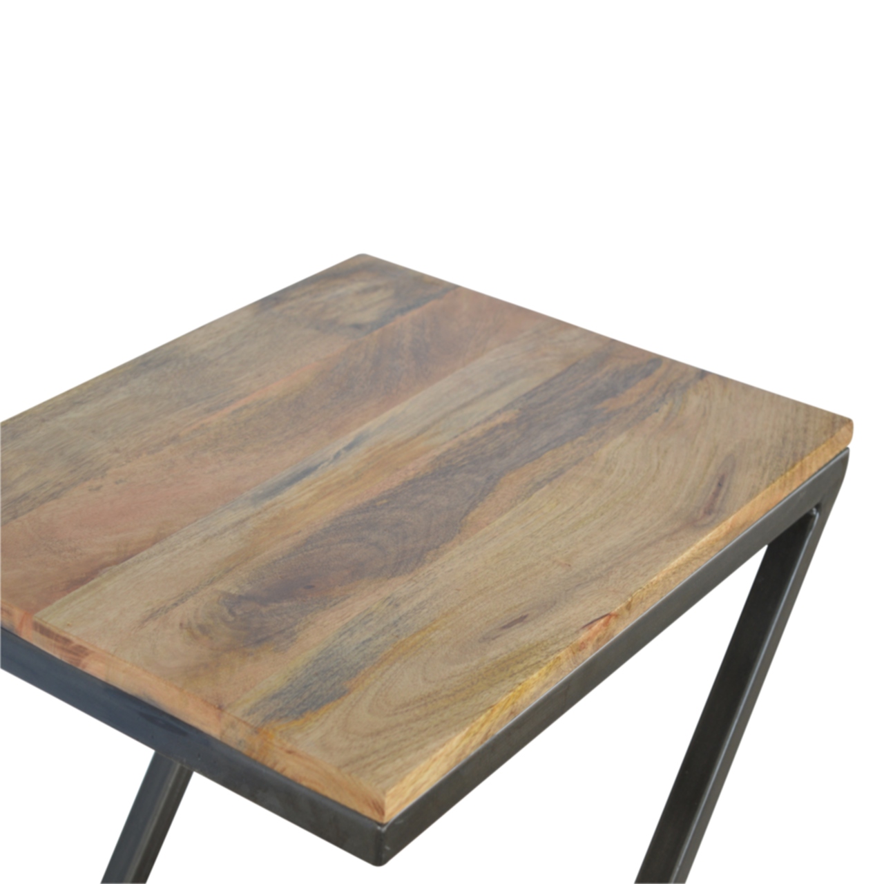 in225 side table with iron base