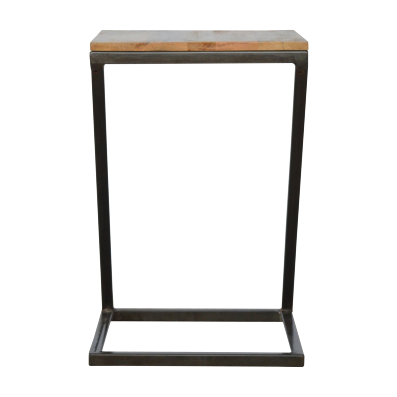 in225 side table with iron base