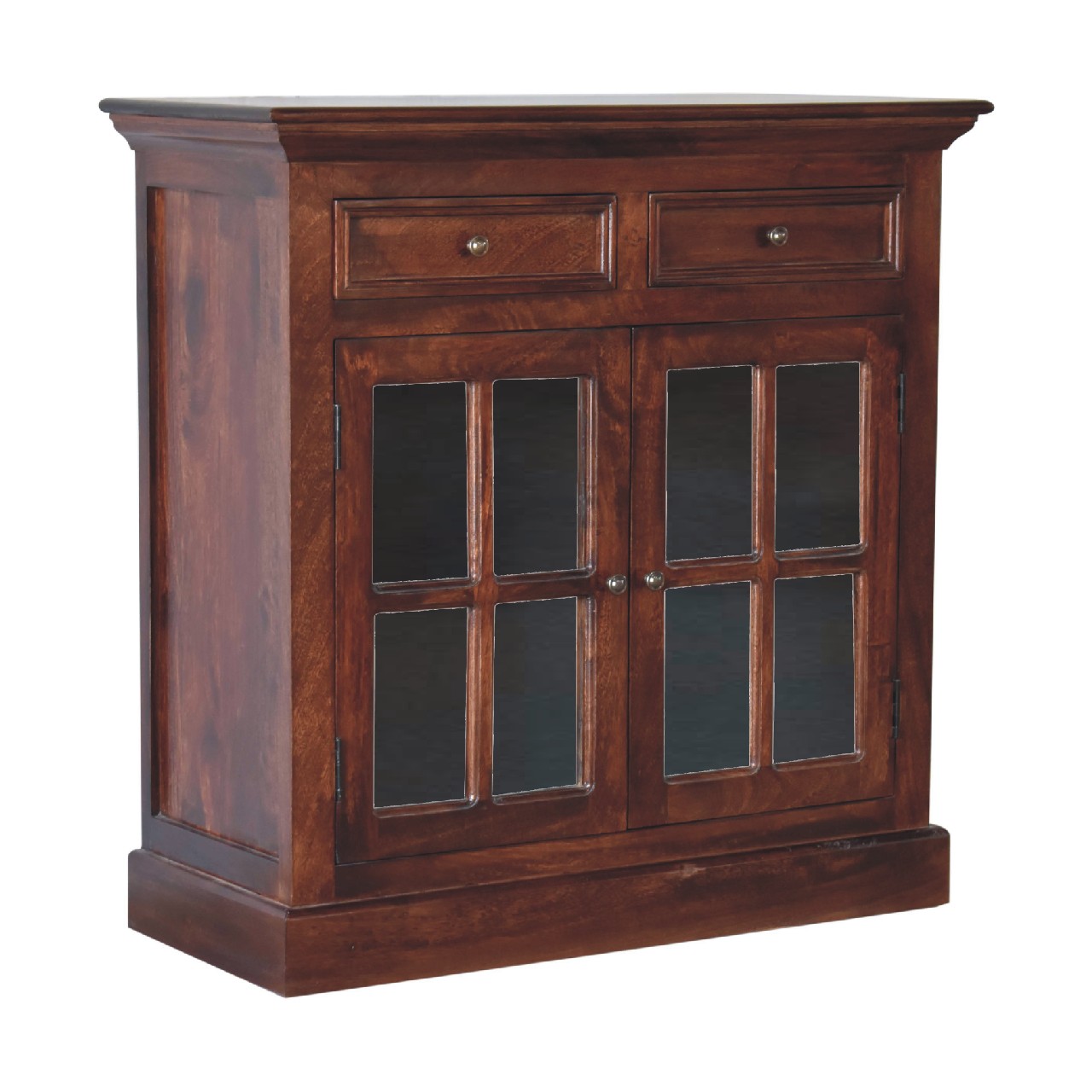 in3370 cherry cabinet with glazed doors