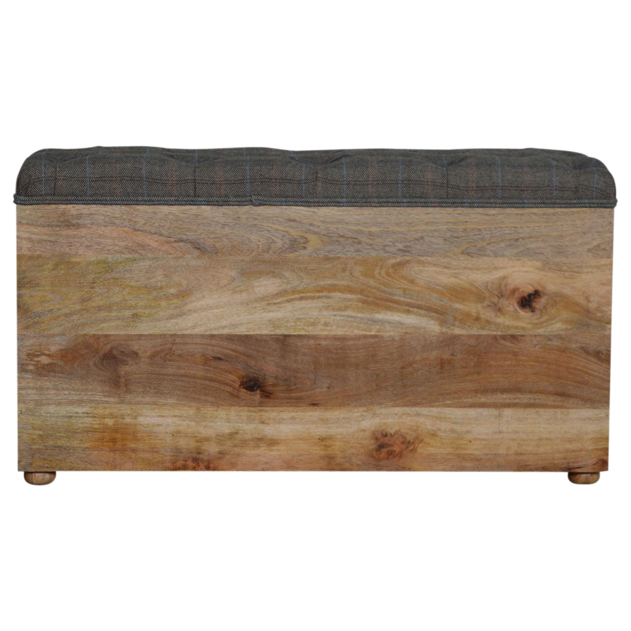 multi tweed 6 slot shoe storage bench