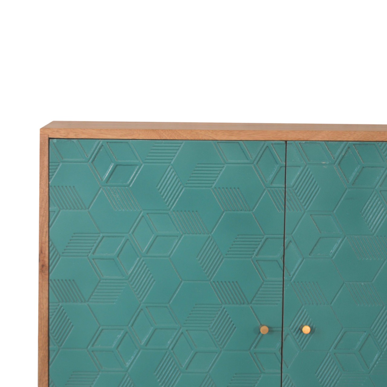 in1524 acadia teal cabinet