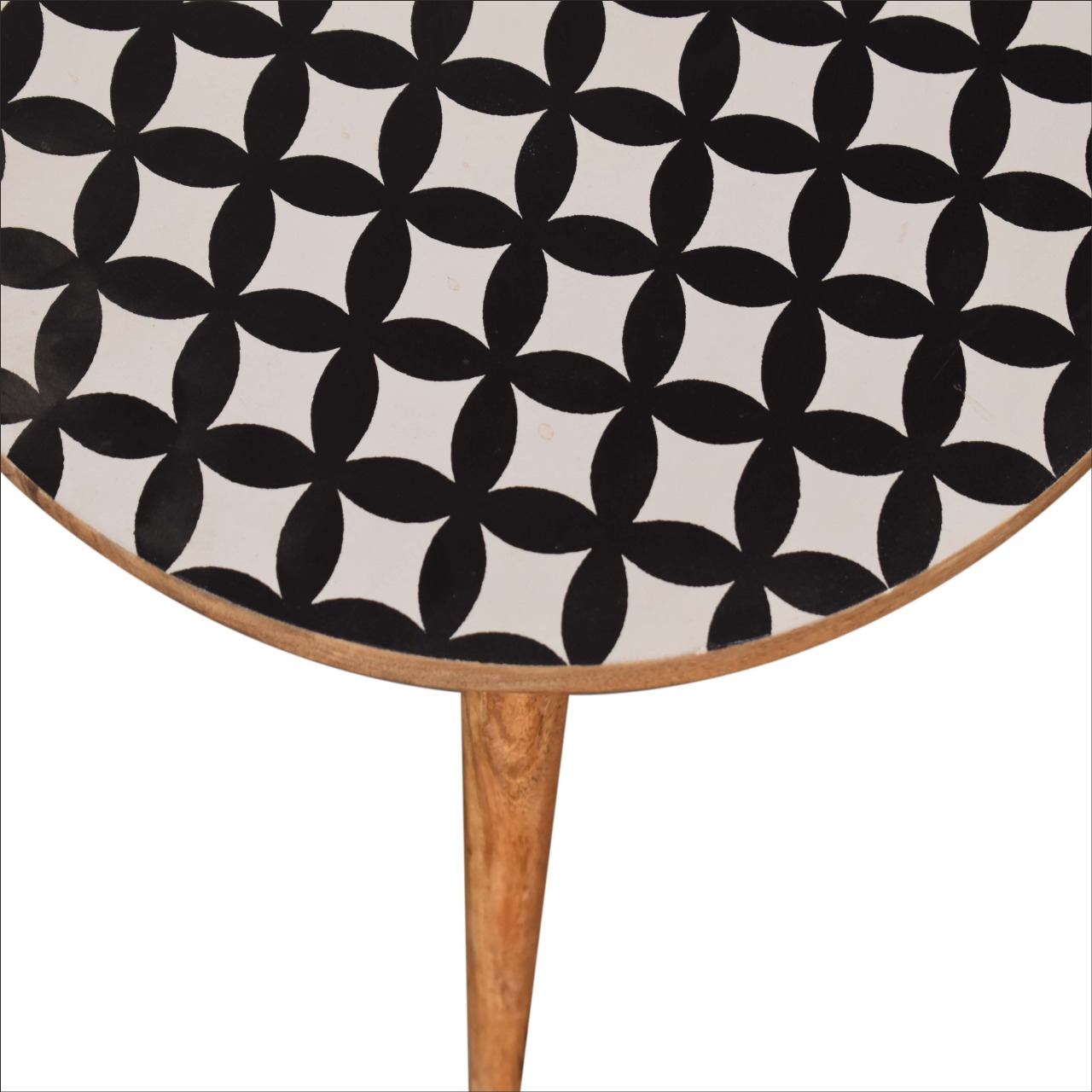 in1581 monochrome end table