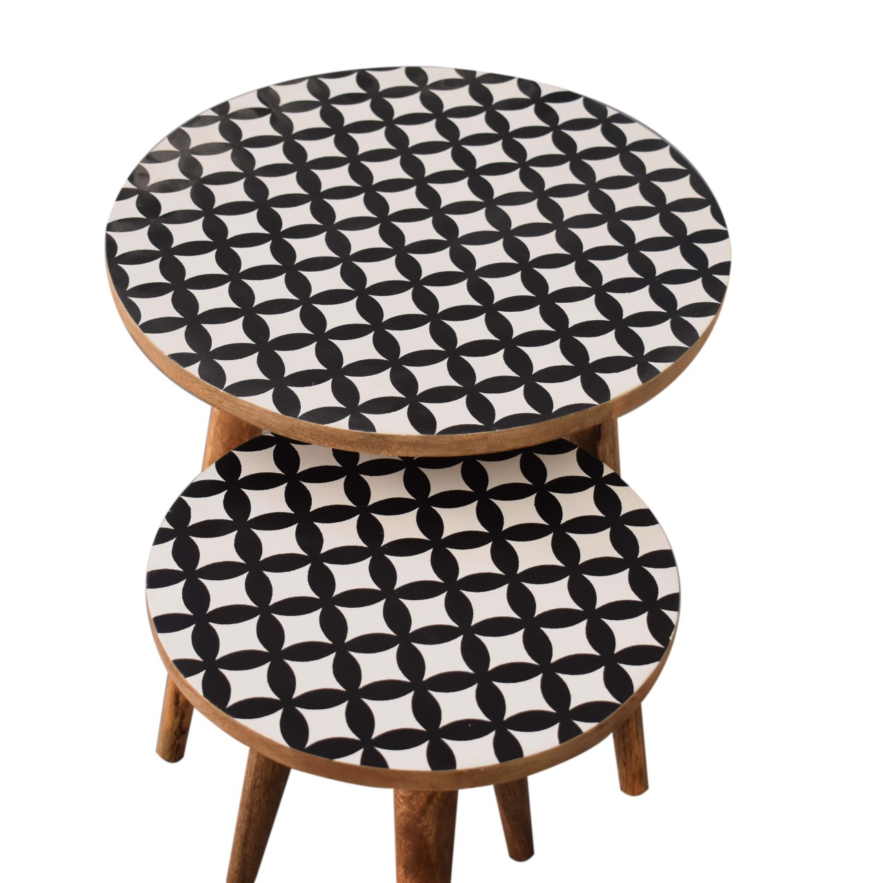 in1581 monochrome end table